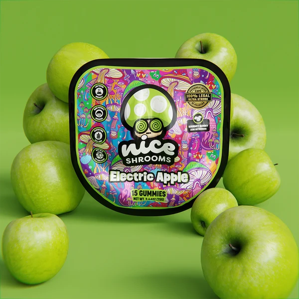 nice electric apple mushroom gummies nice electric apple mushroom gummies