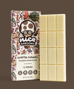 nice white magic mushroom chocolate bar