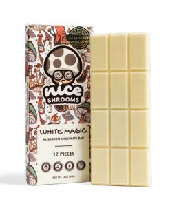 nice white magic mushroom chocolate bar